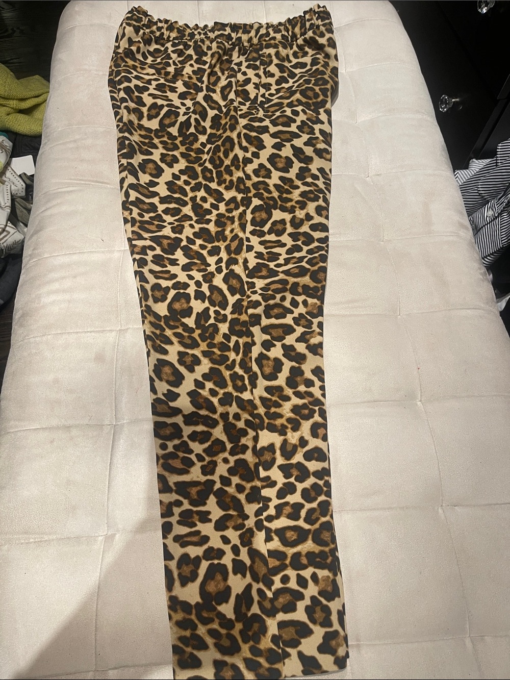 H&M Leopard Print women pants  - Tan and Brown Animal Print
